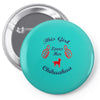 this girl love her chihuahua Pin-back button