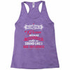 they call me gram partner in crime Racerback Tank