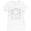 oh snap Ladies Fitted T-Shirt