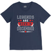 Legends Are Born In December V-Neck Tee