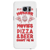 horror movies, pizza and beer Samsung Galaxy S7 Edge