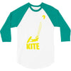 kite kitesurfen kiteboarden fun extremsport top 3/4 Sleeve Shirt