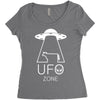 ufo zone 2 Women's Triblend Scoop T-shirt