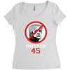 Impeach 45 Stop Trump Women's Triblend Scoop T-shirt