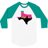 san antonio skyline spurs 3/4 Sleeve Shirt