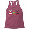Three Cute But Angry Unicorn Racerback Tank
