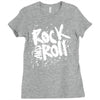 rock music r4 Ladies Fitted T-Shirt