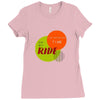 I'M TAKING MY TIME ON MY RIDE Ladies Fitted T-Shirt