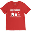 i brew beer what's your superpower V-Neck Tee