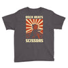 rock beat scissors Youth Tee