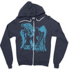 house of eagle Zipper Hoodie