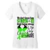 lymphoma disease awareness Women's V-Neck T-Shirt