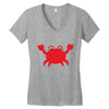 crabby Women's V-Neck T-Shirt