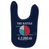 half the battle Baby Bibs