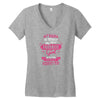 My Nana Is Totally My Most Favorite Girl Women's V-Neck T-Shirt