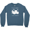 i'm a drummer please shout Crewneck Sweatshirt
