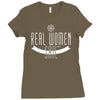 real women sail Ladies Fitted T-Shirt