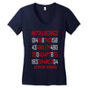 adapt or die encoded (white) Women's V-Neck T-Shirt