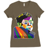 Steven Hawking Ladies Fitted T-Shirt