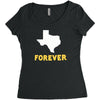texas forever Women's Triblend Scoop T-shirt