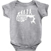 climbing evolution Baby Onesie
