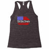 american flag we the people Racerback Tank