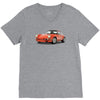red car V-Neck Tee