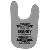 Super Cool Granny Of A Freaking Awesome Granddaughter Baby Bibs