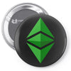 etherium classic logo Pin-back button