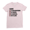 i have 2 daughter Ladies Fitted T-Shirt