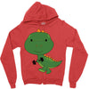 Cute Dinosaur Zipper Hoodie