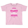 The Best Grammy Was Born In October Toddler T-shirt