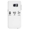 peace love coffee Samsung Galaxy S7 Edge