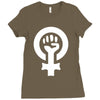 feminist human rights justice activist Ladies Fitted T-Shirt
