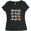 fisheye lens Women's Triblend Scoop T-shirt