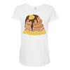 stacked pancakes Maternity Scoop Neck T-shirt