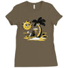 bummer summer Ladies Fitted T-Shirt
