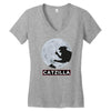 Catzilla Women's V-Neck T-Shirt