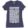 banksy prisoner barcode Ladies Fitted T-Shirt