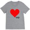 Besties Heart Family Matching V-Neck Tee