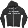 resemble your therapist Zipper Hoodie