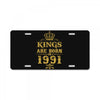 kings are born in 1991 License Plate