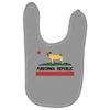 colifornia republic parody pugfornia republic Baby Bibs