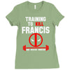 training to kill francis deadpool Ladies Fitted T-Shirt