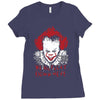 we all float down here Ladies Fitted T-Shirt