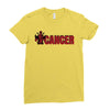 Fuck Cancer Deadpool Ladies Fitted T-Shirt