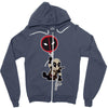 mouth the merc (x force version) Zipper Hoodie