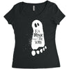 eat drink and be scary Women's Triblend Scoop T-shirt