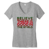 be the good Women's V-Neck T-Shirt