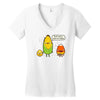 so corny Women's V-Neck T-Shirt